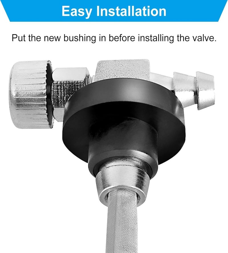 CLSR2U Replacement Valve 951-0171 & Grommet 735-0149 Compatible with Coleman Generator - Fuel Tank Shut Off Valve & Bushing Compatible with Coleman Powermate 4200 5000 Generator, MTD Cad Lawn Mower, Tiller - Image 4